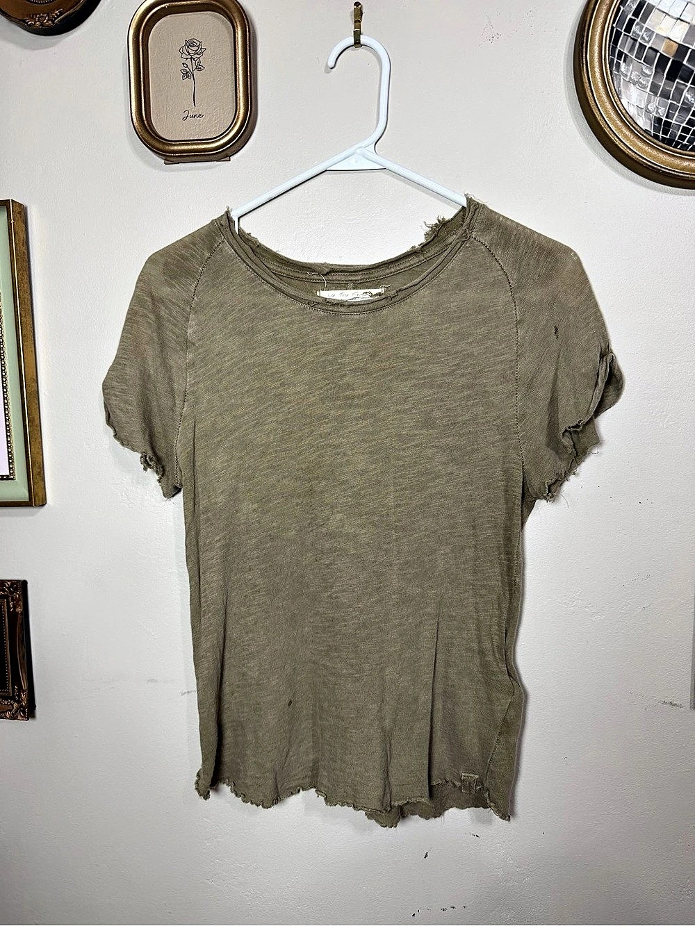 We The Free The Perfect Tee Olive Short Sleeve Tee